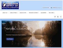 Tablet Screenshot of fishfarmsupply.ca